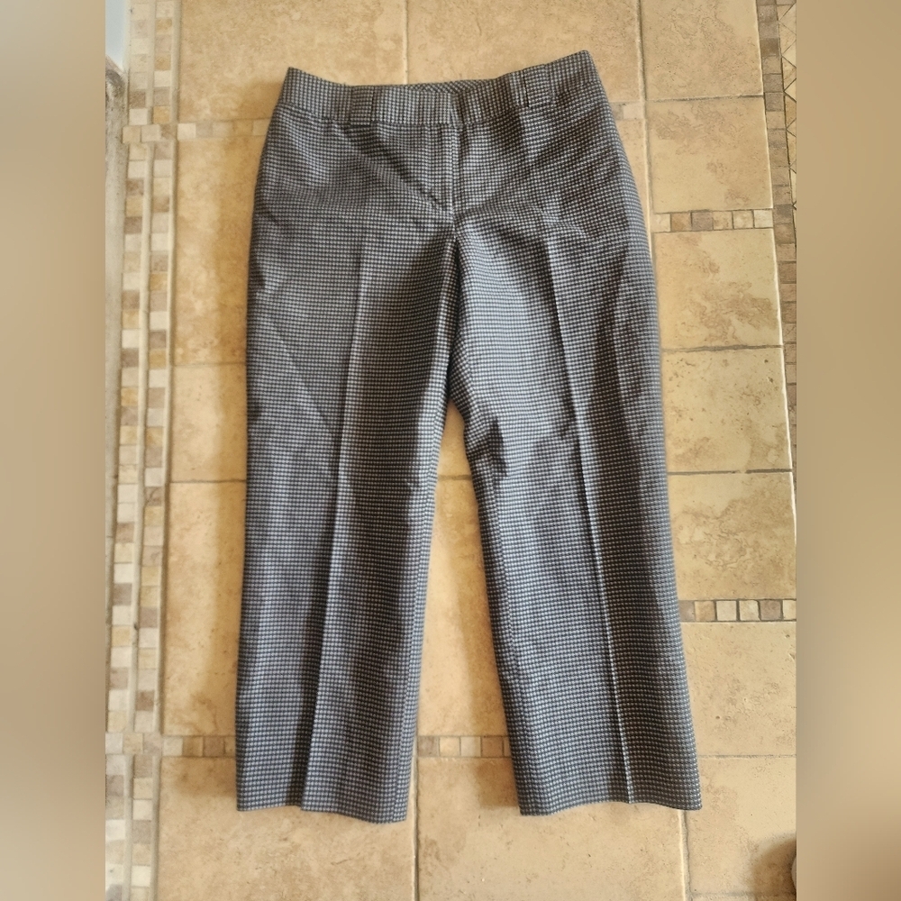 Ann Taylor Women's Checkered Cropped Pants